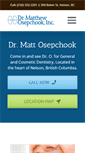 Mobile Screenshot of drmattosepchook.ca